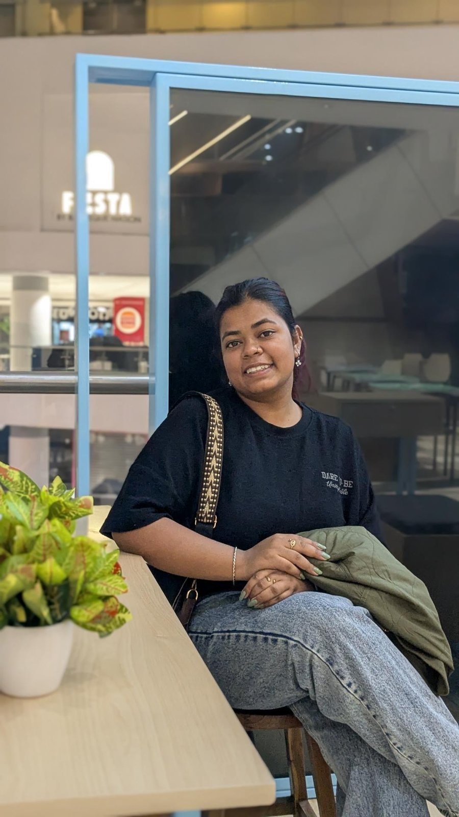 Ankita smiling